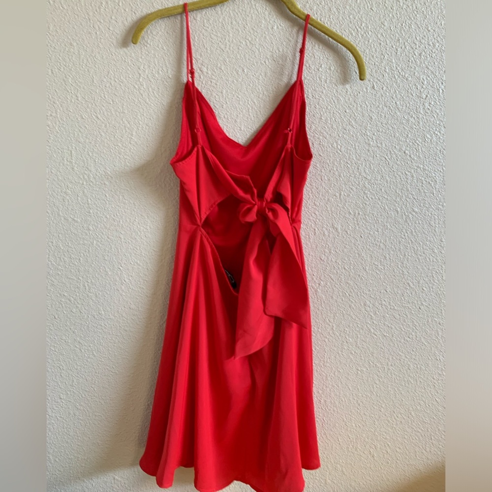 Lulu's Red Mini Dress - Picture 2 of 10